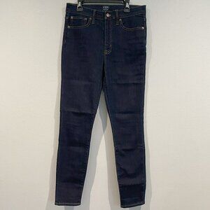 J. Crew Womans High-Rise Skinny Jeans Dark Wash - Size 27
